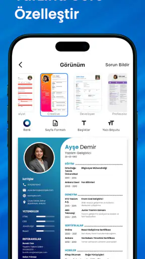 CV Hazırlama: PDF CV Oluştur