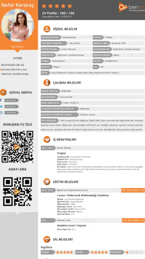 Cv-Özgeçmiş Oluşturucu
