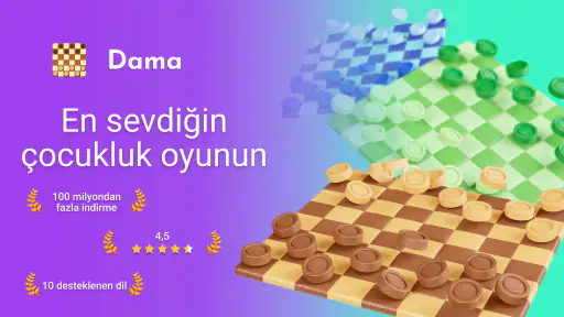 Dama - çevrimiçi ve çevrimdışı