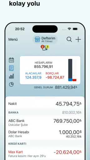 DEFTER - Para Yönetimi