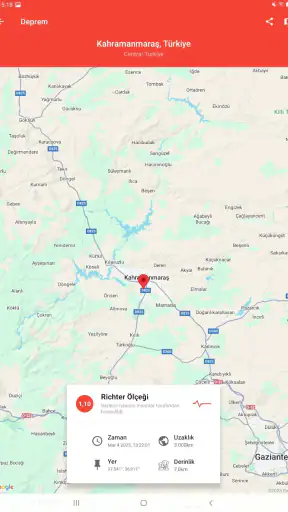 Deprem Uyarılarım