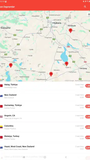 Deprem Uyarılarım
