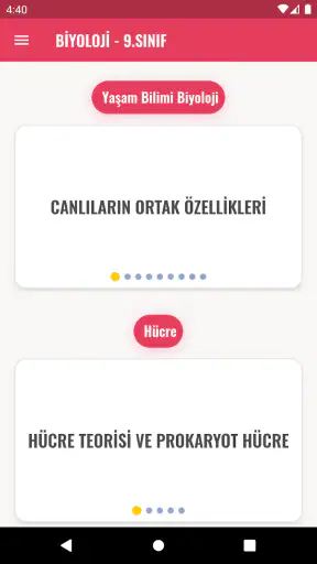 Dersler Cepte