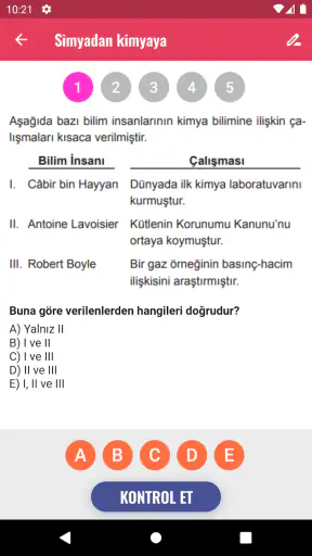 Dersler Cepte