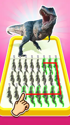 Dino Merge Master animal fight