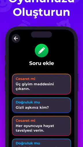 Doğruluk Cesaretlik Oyunu