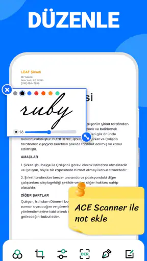 Döküman Tarayıcı - PDF Scanner