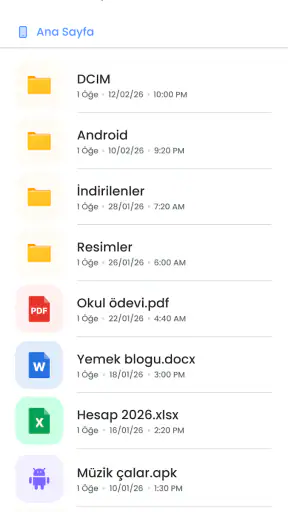 Dosya Yöneticisi, File Manager