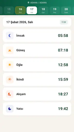 Dualar ve Sureler : Ezan Vakti
