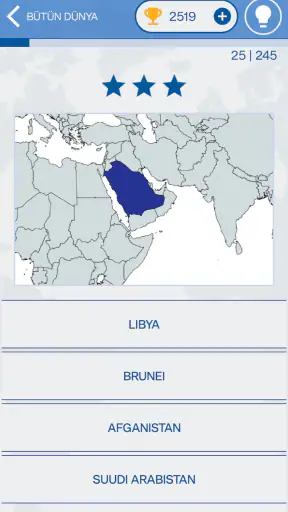 Dünya Bayrakları – Quiz