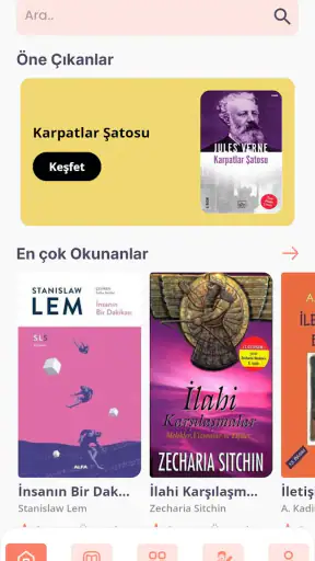e-Kütüphane: Kitap Oku