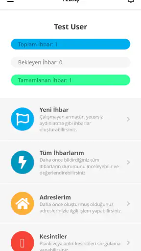 Elektrik Arıza İhbar