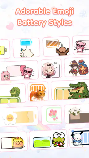 Emoji Battery: Cute Status Bar