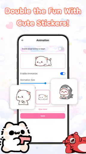 Emoji Battery: Cute Status Bar