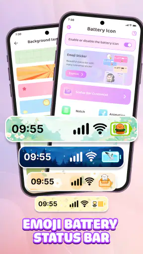 Emoji Battery Icon Customize