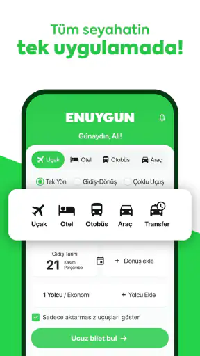 ENUYGUN: Uçak Otel Otobüs Araç
