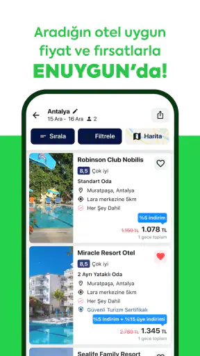 ENUYGUN: Uçak Otel Otobüs Araç