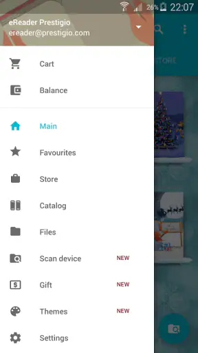 eReader Prestigio: Okuyucu
