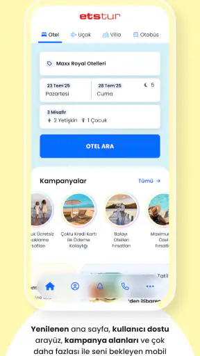 Etstur: Otel, Tur, Uçak Bileti