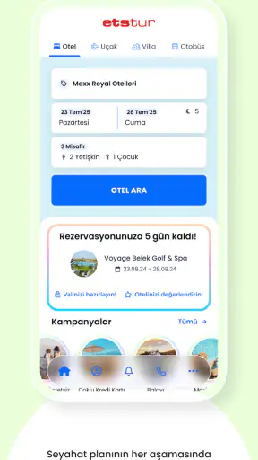 Etstur: Otel, Tur, Uçak Bileti