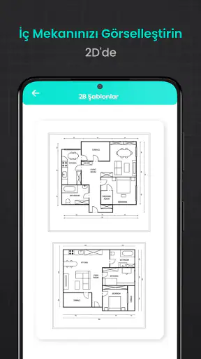 Ev tasarımı kat planı 2D