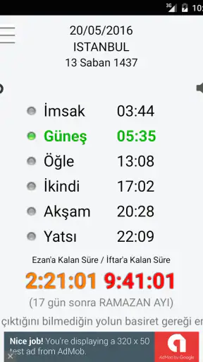 Ezan ALARMI