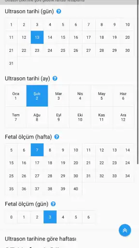 FAST Gebelik Haftası Hesaplama