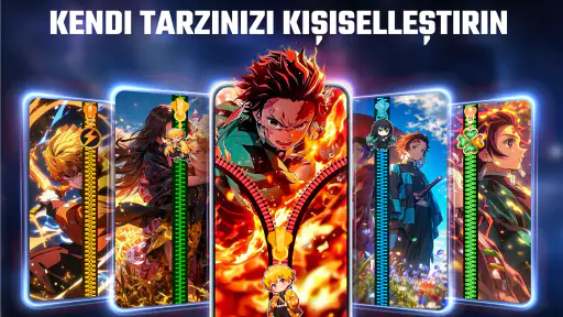 Fermuarlı Kilit Ekranı