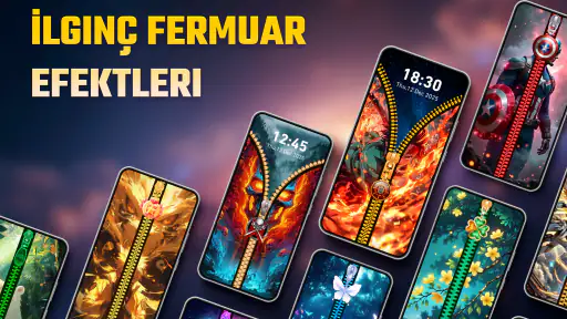 Fermuarlı Kilit Ekranı