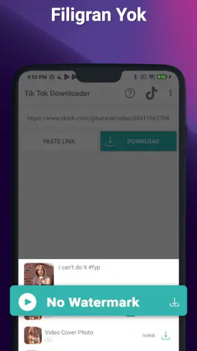 Filigransız TT Video indir