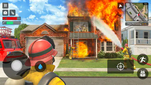 Fire Truck Firefighter Squad