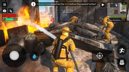 Fire Truck Firefighter Squad