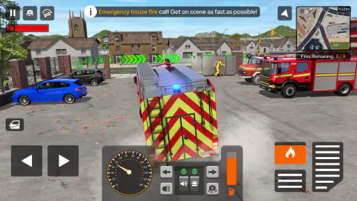 Fire Truck Firefighter Squad
