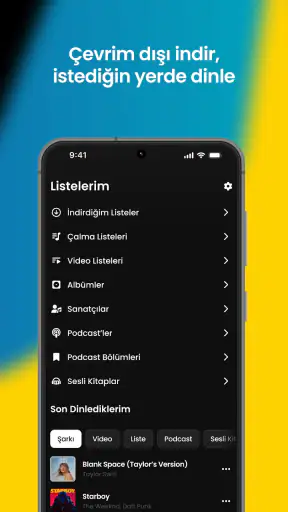 fizy:Müzik & Sesli Kitap Dinle