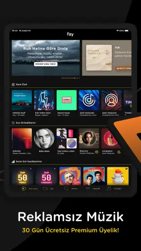 fizy:Müzik & Sesli Kitap Dinle