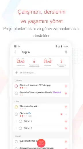 Focus To-Do: Pomodoro&Görevler