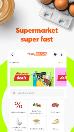 Foody: Food & Grocery Delivery