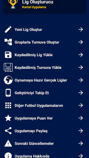 Futbol Ligi Oluşturucu