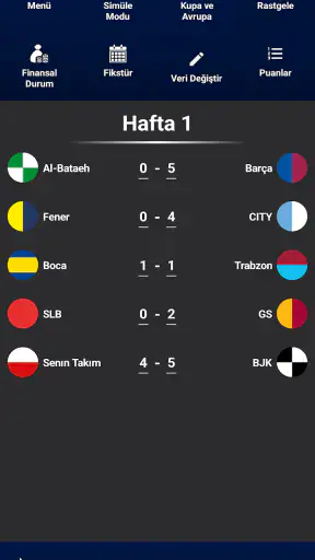 Futbol Ligi Oluşturucu
