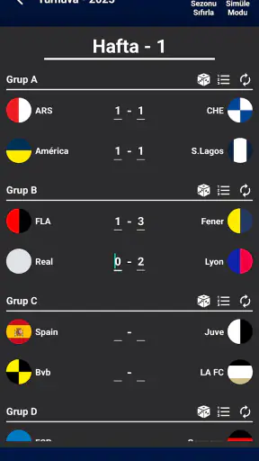 Futbol Ligi Oluşturucu