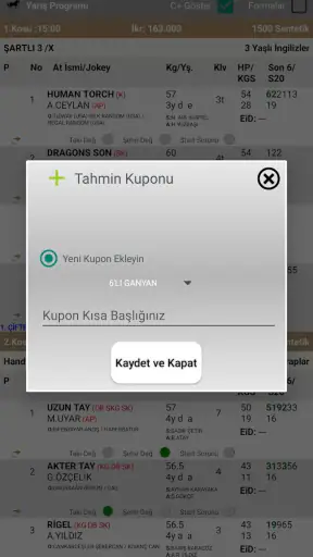 Ganyan Canavarı - At Yarışları
