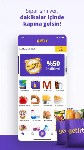 getir: market, yemek ve dahası