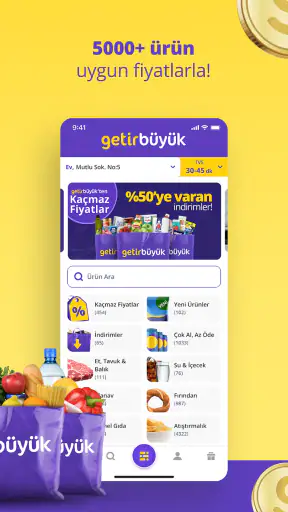 getir: market, yemek ve dahası
