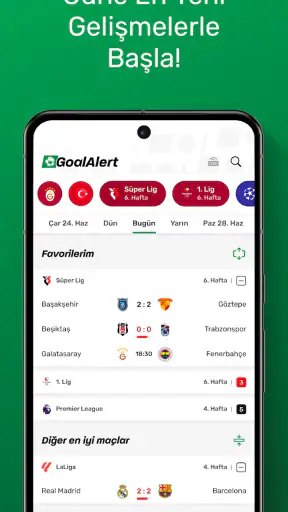 GoalAlert - Futbol skorları