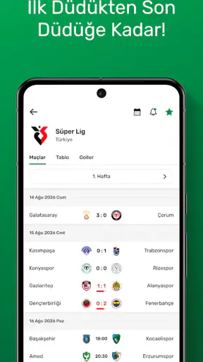 GoalAlert - Futbol skorları