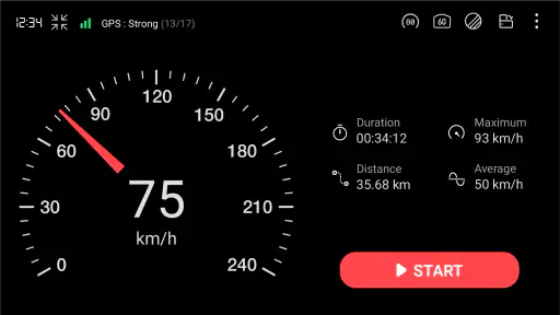 GPS Hız Göstergesi : Hız Ölçer