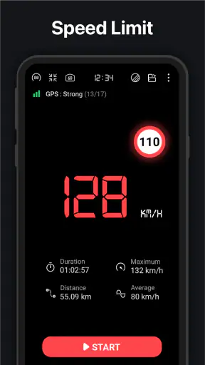 GPS Hız Göstergesi : Hız Ölçer