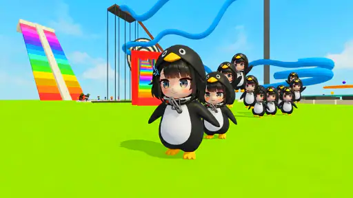 Gugu Gaga Penguin Obby Parkur
