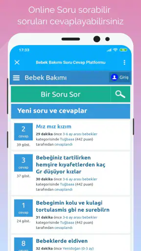 Gün Gün Bebek Bakımı, Takibi