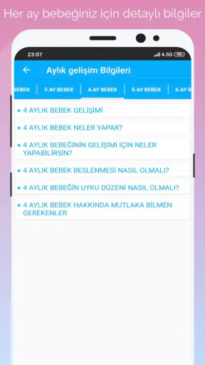 Gün Gün Bebek Bakımı, Takibi